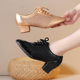 New Latin dance shoes women's dance shoes soft bottom dance shoes adult Middle heel teacher shoes square dance shoes summer shoes