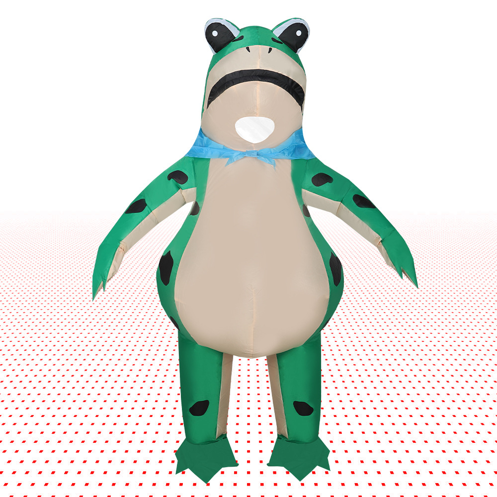 Frog Doll Clothing Clothing Doll Special Adult Version People Wear Inflatable Clothing Doll Clothing Clothing Performance Clothing Frog Clothing