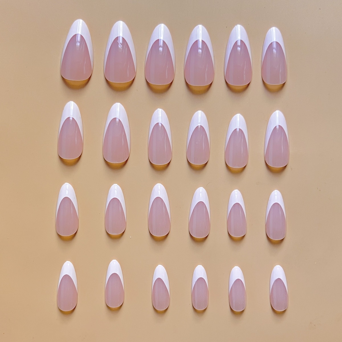Long Almond wear nail press on nails