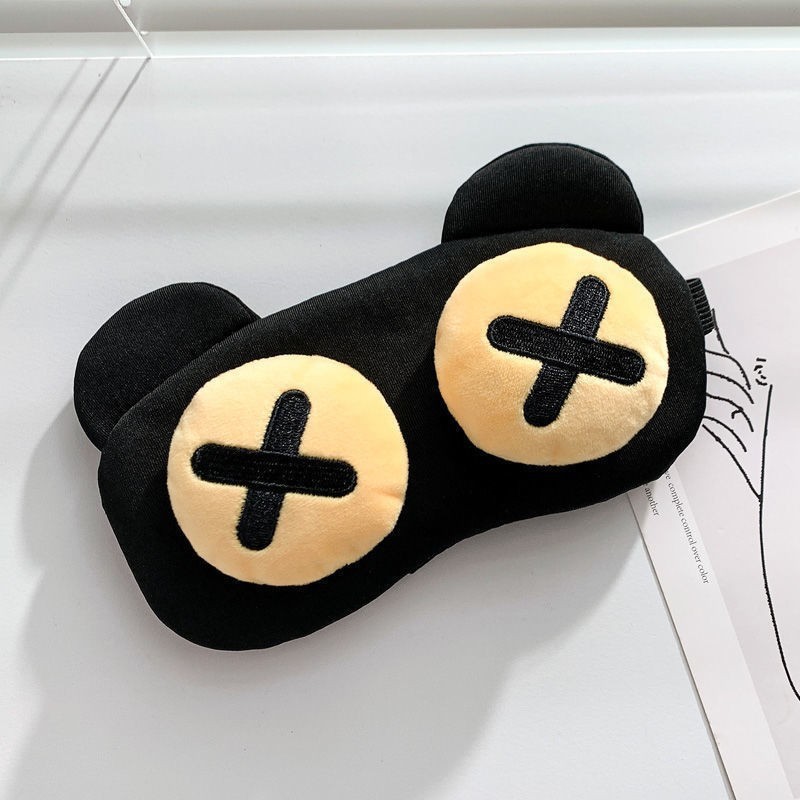 New Cute Funny Eye Mask Men's and Women's Children's Sleep Shading Eye Mask to Relieve Eye Fatigue Cold and Hot Compress Eye Mask