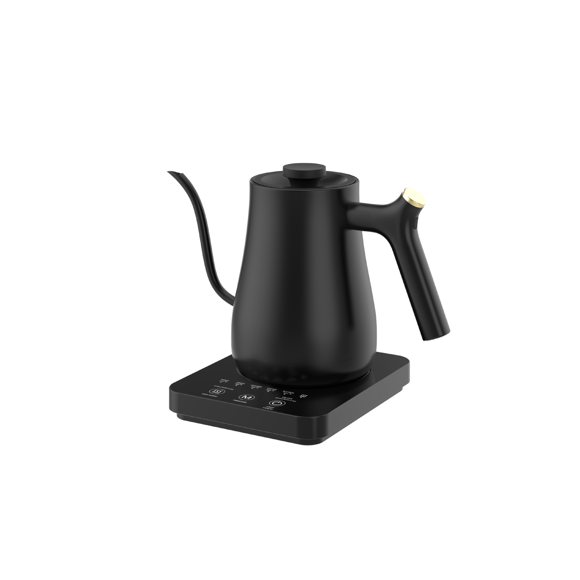 Slender mouth electric kettle gooseneck kettle hand coffee pot electric teapot office kettle automatic insulation