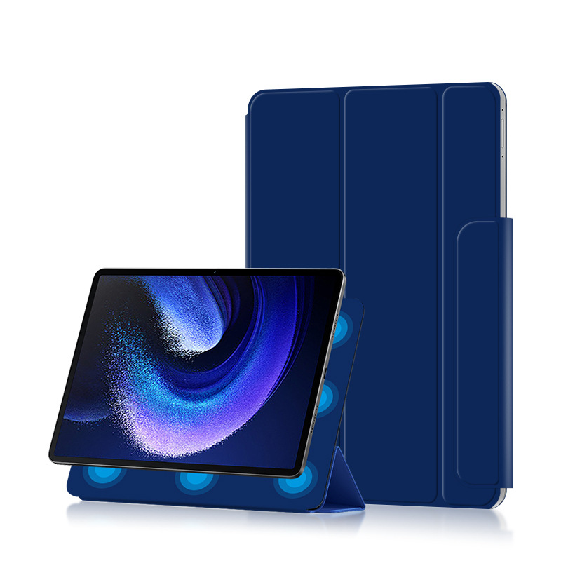 Подходит для Xiaomi Tablet 6Pro Защитный чехол Xiaomi pad6 Магнитный двухсторонний зажим 10,9-дюймовый кожаный чехол с пряжкой