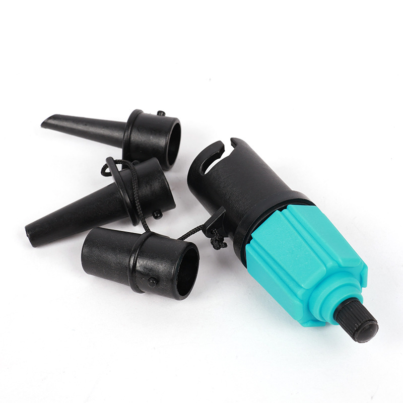 Multi-functional kayak rubber boat air valve adapter swimming ring surfboard connector inflatable adapter string