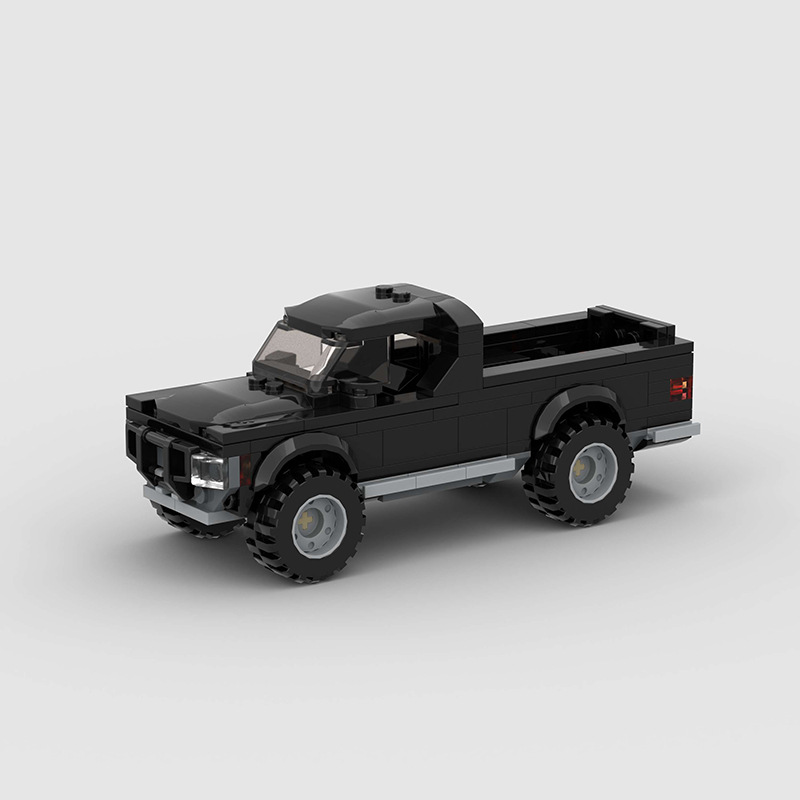 Off-road vehicle pickup truck moc compatible Lego small particle puzzle assembled children's building blocks toys cross-border wholesale - ShopShipShake