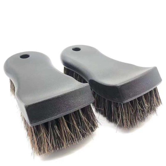 horsetail brush horsehair brush car beauty interior cleaning brush car seat long hair cushion brush in stock wholesale