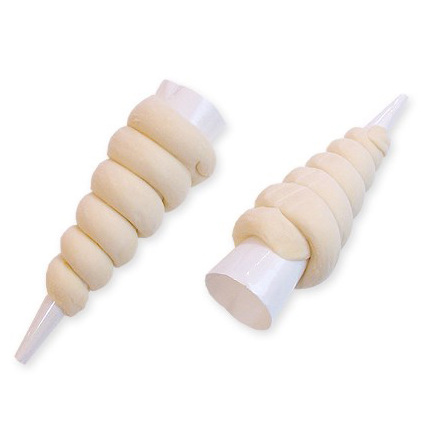Croissant mold Danish crisp wrap spiral tube stainless steel bread large spiral tube pastry baking tools two optional