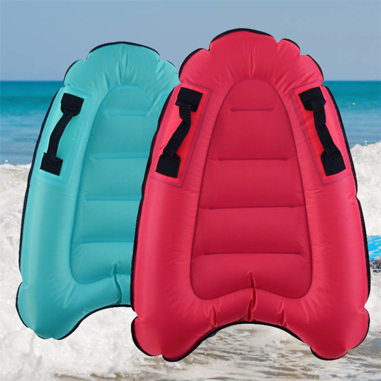 Cross-border inflatable floating bed portable lying board inflatable board children's learning and traveling lightweight kick board sea water skiing board