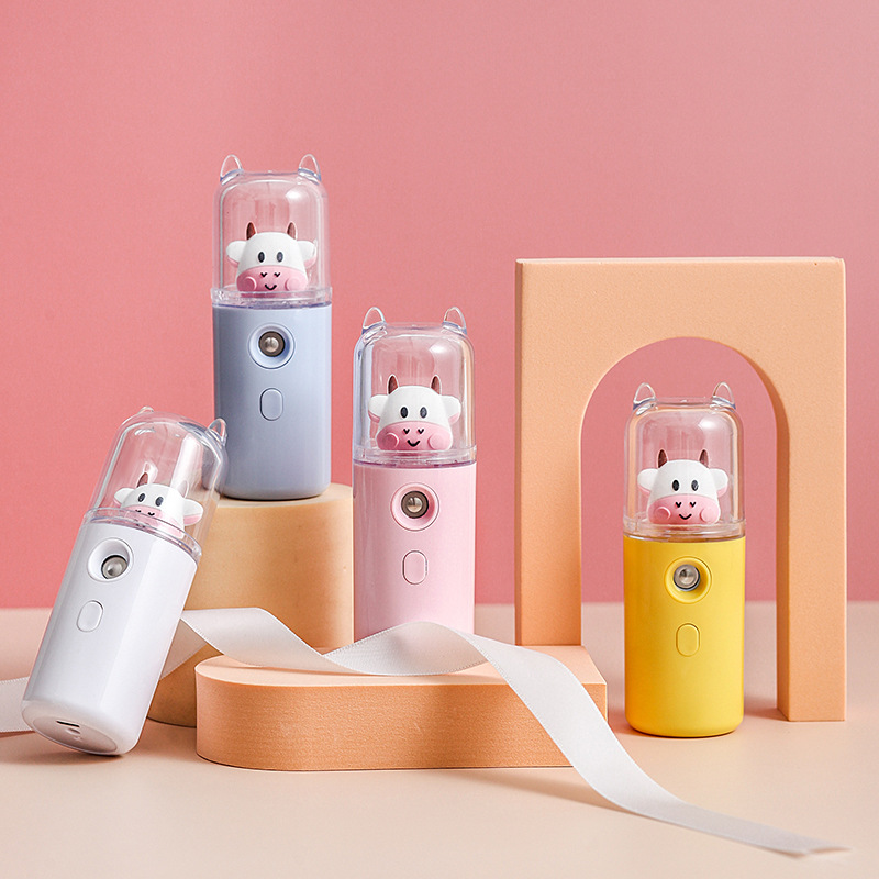 New cartoon cute pet hydrating instrument alcohol disinfectant spray instrument handheld usb charging mini humidifier manufacturers