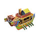Dragon Boat Festival handmade dragon boat paper three-dimensional puzzle kindergarten early education diy model Educational Toys