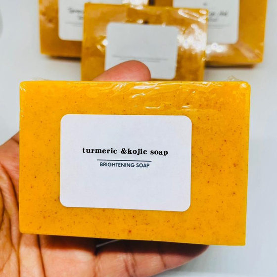 TK turmeric soap lemon soap kojic acid soap ginger handmade cold soap bath soap