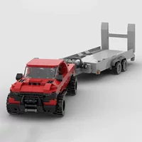 Пикап MOC собрал строительный блок автомобиля, совместимый с Lego Dodge Ram 1500TRX Творческий Детский развивающий подарок для мальчика