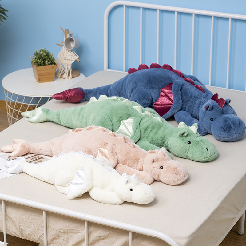 Seth Dudu's new small flying dragon plush toy holds a sleeping dinosaur doll, cute and soft doll gift