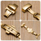 Spot Watch Accessories Thickened Butterfly Buckle Leather Buckle Buckle Fish Scale Pattern Belt Chain Buckle Factory Outlet