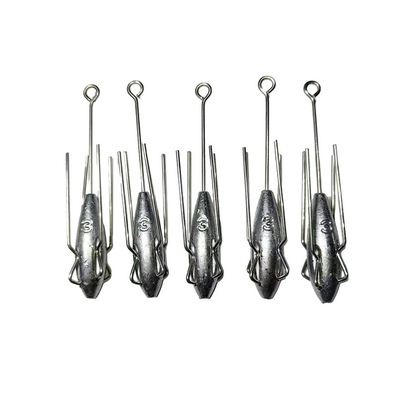 Factory wholesale anti-hanging bottom lead pendant sea Rod Luya fishing positioning lead pendant fishing accessories anchor fish inverted fishing lead pendant