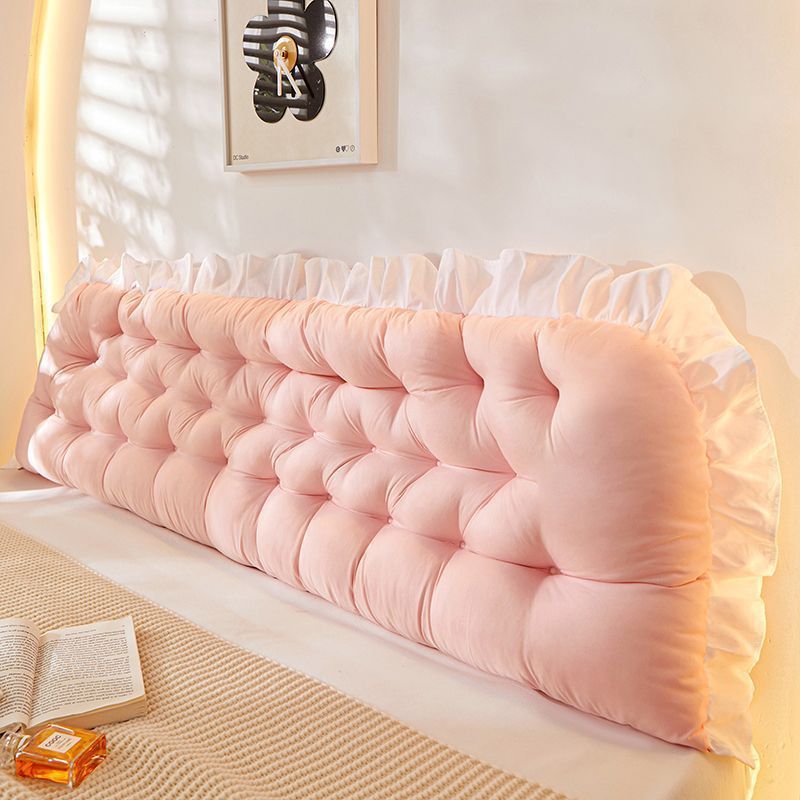 Bedside cushion soft cover bed pillow dormitory reading large back cushion pillow girl sleeping sofa waist support pillow