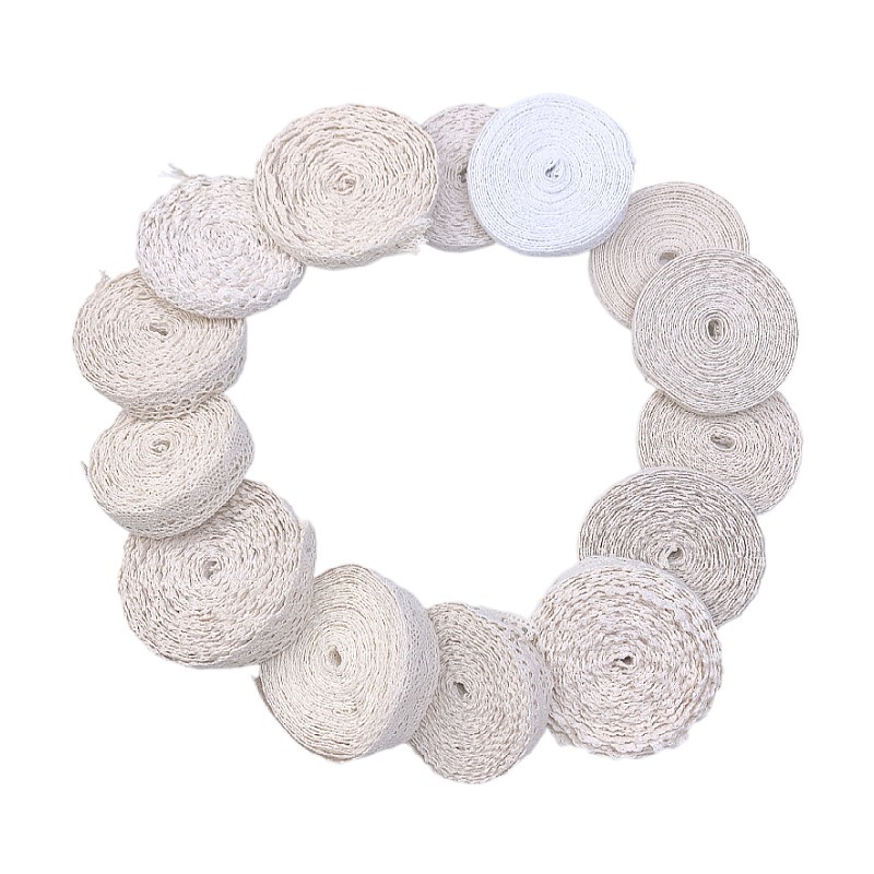 5 yards a roll of cotton lace in stock embroidery bar code lace 2.7 cross-border clothing accessories small packaging