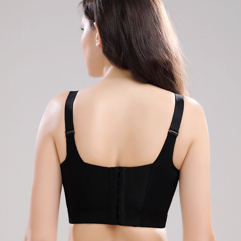 Foreign Trade Cross-border New Products Large Size Seven-breasted Full Cup Underwear for Women without Steel Rings Gathered on Collector's Parammary Bra DE