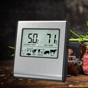 Amazon Hot Sale Meat Choice Oven Cooking Baking with Probe Type Electronic Chronograph Food Barbecue Thermometer