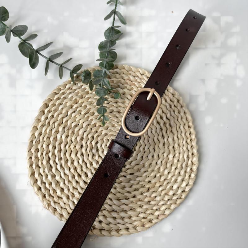 Gürtel Damenmode All-Match-Rindsledergürtel Einfacher Rindsledergürtel Student Trendy Gürtel mit dekorativem Anzugpullovergürtel_voghion.com