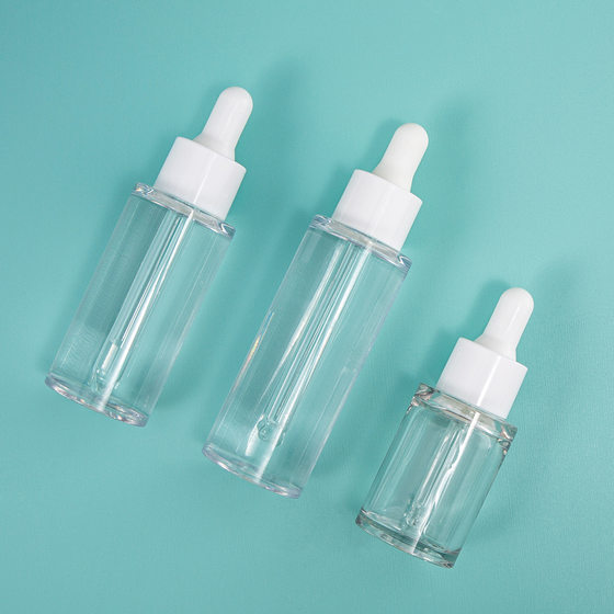 Spot wholesale 20ml30ml40ml plastic thick wall essential oil dropper bottle 50ml essence cosmetic liquid split bottle