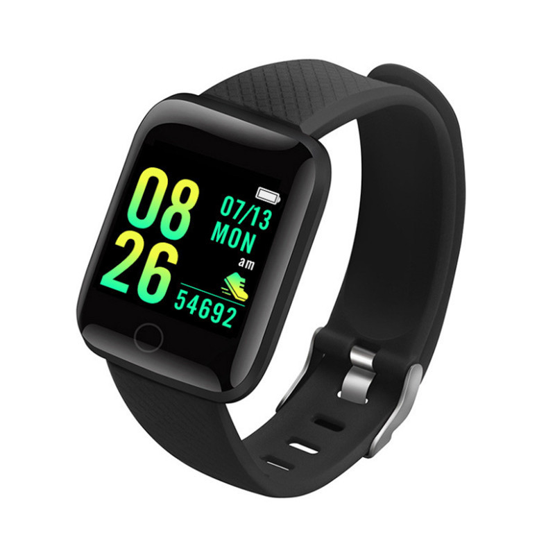 116Plus color screen smart bracelet information Bluetooth sports bracelet heart rate blood pressure electronic monitoring sleep D13