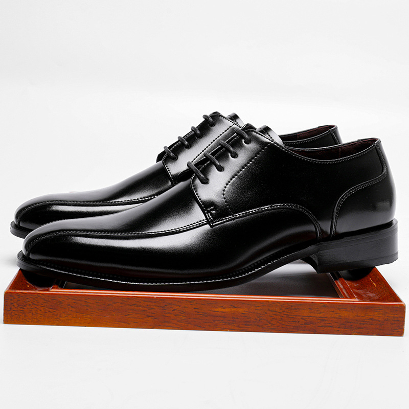 Japanese style cross-border Spring Formal wear men's shoes men's leather shoes men's leather business retro British casual cowhide men's leather shoes