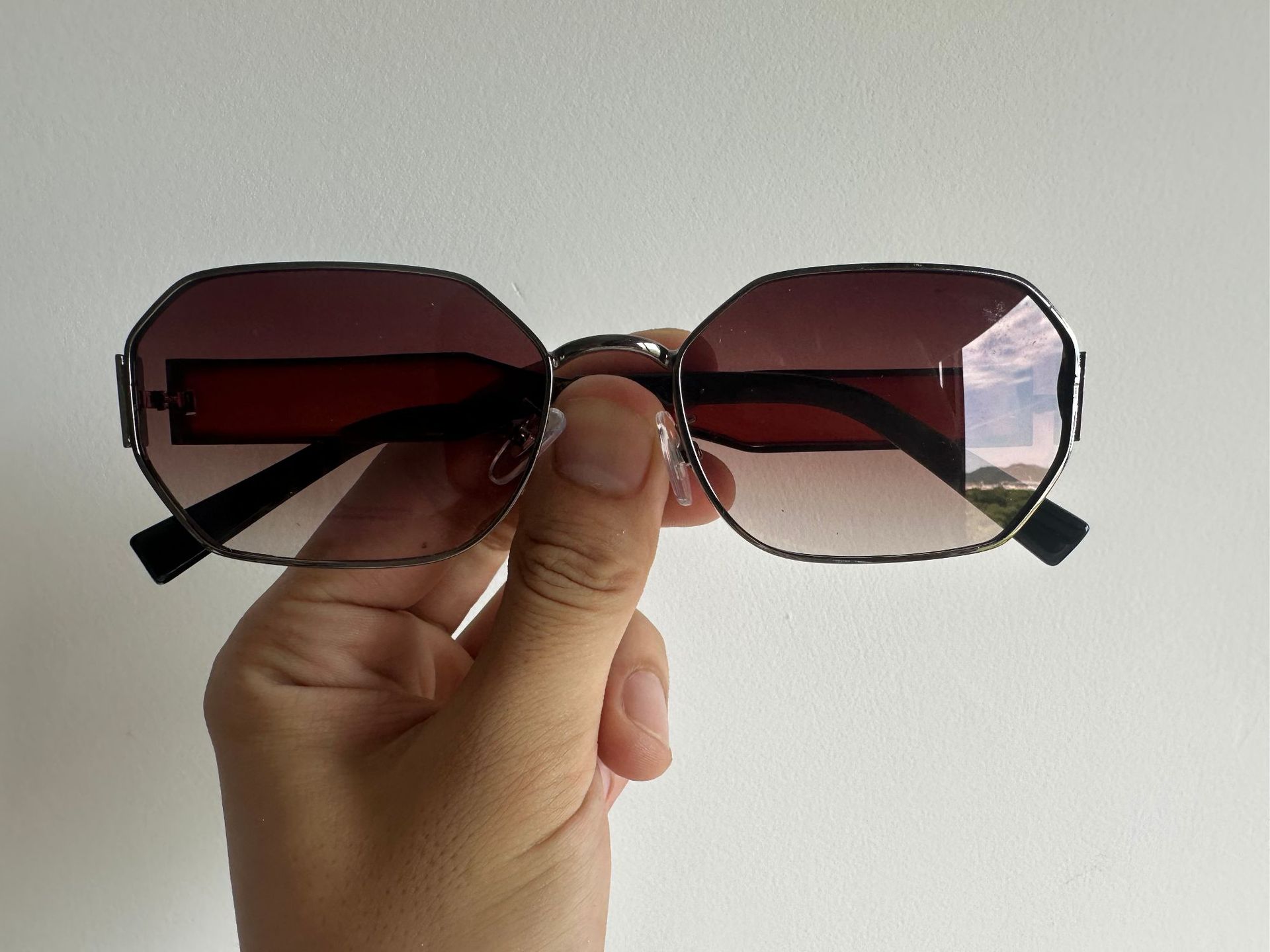 New style small frame wide leg women's sunglasses European and American personality fashion glasses sunglasses female hot girl sunglasses s23007_voghion.com