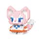 Cute cartoon animation girl puzzle assembled micro diamond small particles building blocks puzzle children's gift wholesale stall