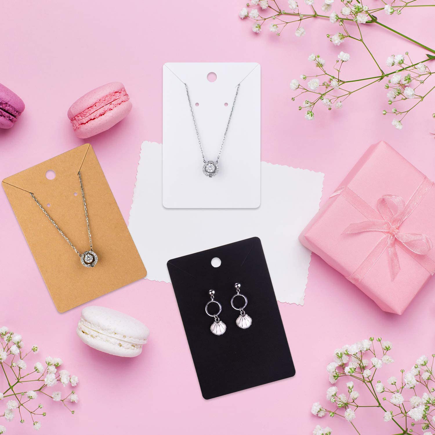Cowhide Card 6*9 Blank Necklace Cardboard Card Jewelry Paper Card Earrings Ear Studs Cardboard earring cards