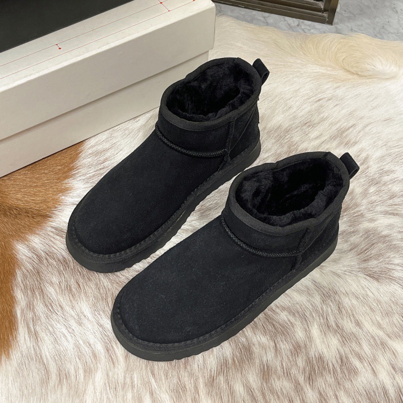 Snow boots Women's 2022 Winter new velvet warm casual anti-velvet short boots foreign trade large size thick-soled cotton boots for couples