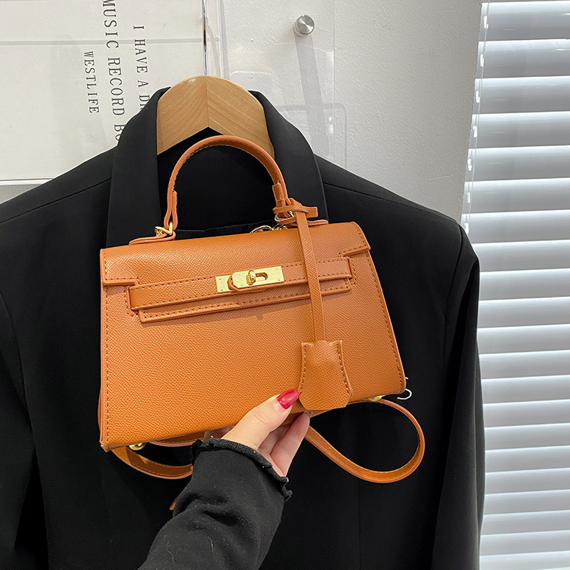 外貿包包女新款ins小眾單肩包百搭斜挎包洋氣質感手提凱莉包bags