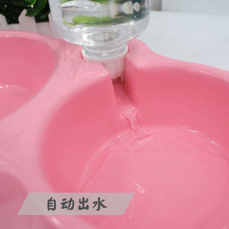 Dog Bowl dog anti-knock food bowl dog basin Pet Bowl cat bowl two-in-one pet drinking water feeder cat and dog supplies