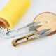 Home daily U-shaped spring yarn scissors small cross-stitch clothing thread scissors fishing line scissors five-color colorful small scissors