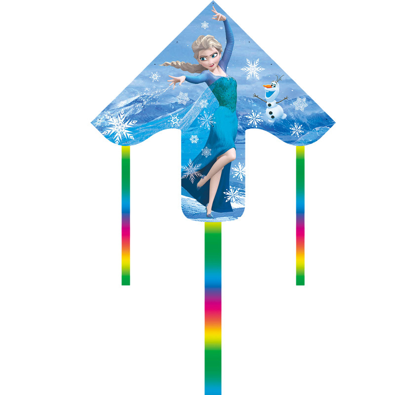 Fishing rod kite wholesale new triangle plastic children's hand-held fishing rod kite easy to fly net red stall manufacturers Meida
