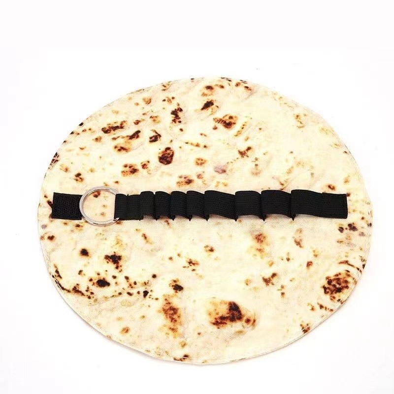 Pancake pencil case skewer pen creative Funny cake student pencil case junior high school student pencil case ballpoint pen