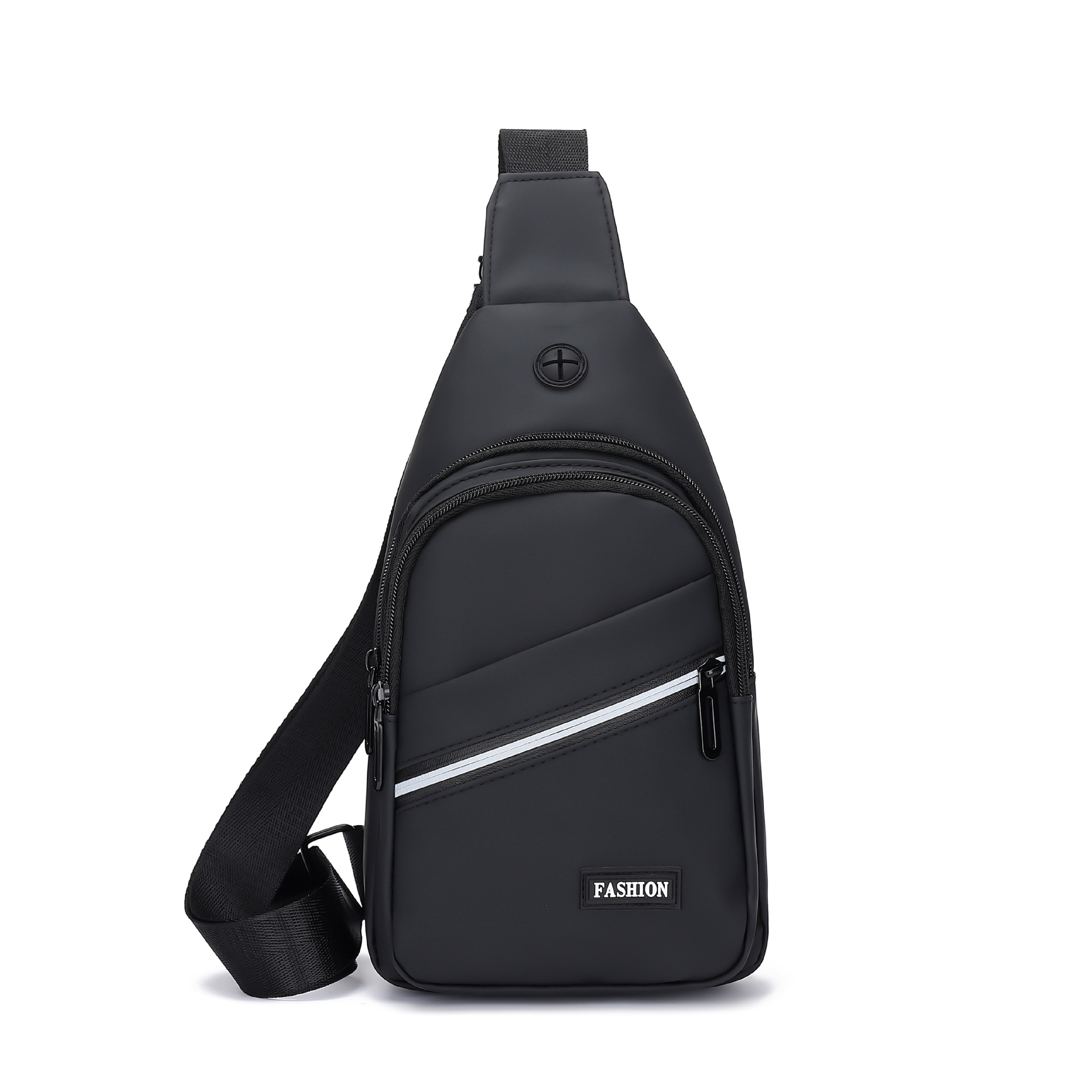 New Chest Bag Men's Sports Casual Bag Fashionable All-match Men's Shoulder Chest Bag Korean Style Men's Crossbody Small Backpack Trendy