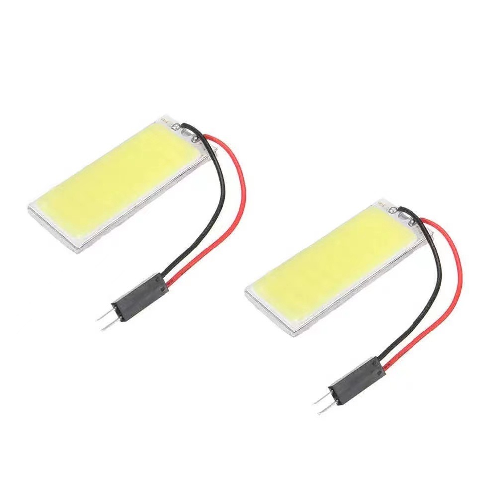 Car reading light led room light board light COB 18 24 36 48 light roof light double pointed ba9s