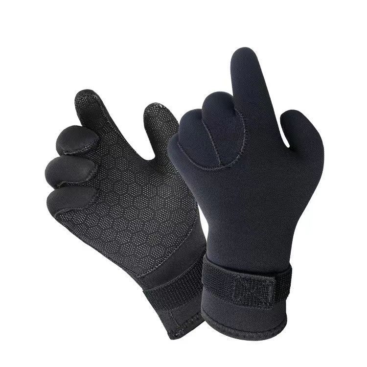 3mm swimming diving gloves non-slip wear-resistant fishing diving gloves warm cold-proof diving suit gloves in stock