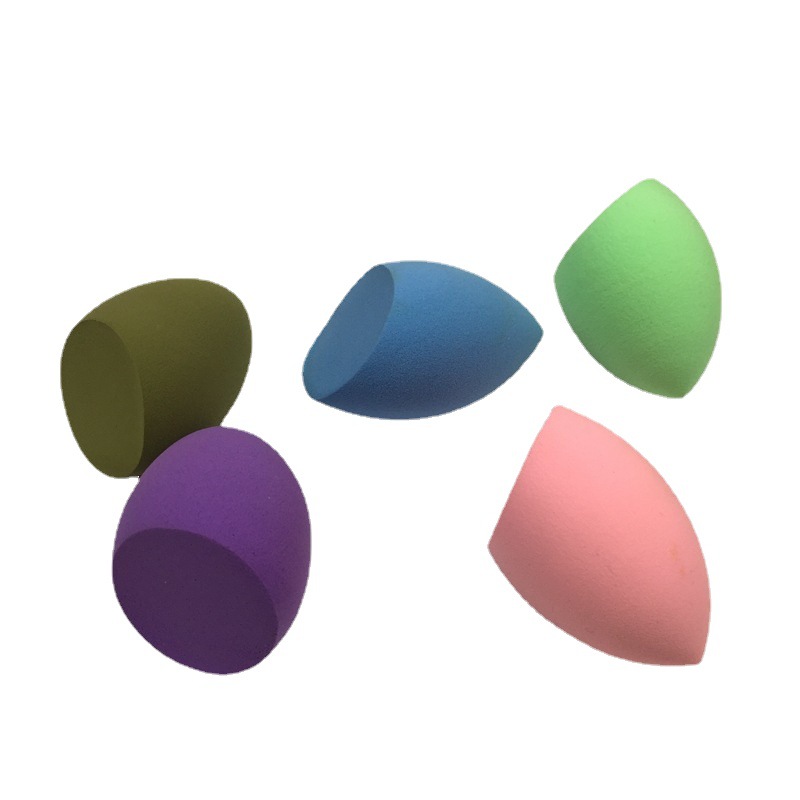 Factory wholesale non-latex gourd puff water droplets puff oblique cut Hydrophilic Polyurethane beauty eggs become larger in water
