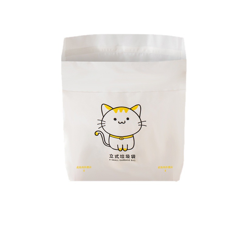 Car Garbage Bag Car Standing Bag Self-standing Adhesive Cleaning Bag Desktop Garbage Bag Thickened Household Kitchen