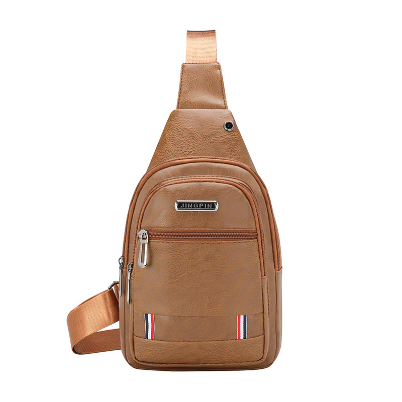 2023 new men's business chest bag cycling sports waterproof messenger bag casual chest bag cross-border wholesale delivery