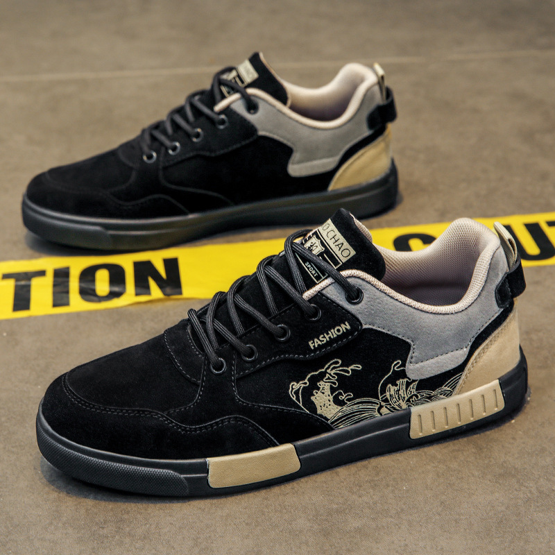 Men's shoes cross-border foreign trade new suede board shoes fashion plus size casual shoes trendy four seasons sneaker can be sent on behalf