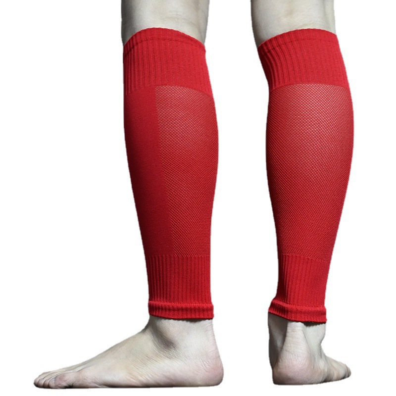 Professional Football Leg Guard Socks No Foot Breathable Board Socks Socks Soccer Sports Wrap Leg Guard Leg Cover