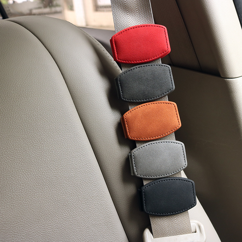 Car safety belt stopper magnetic clamp limit pregnant women children elastic regulator safety belt fixed clip