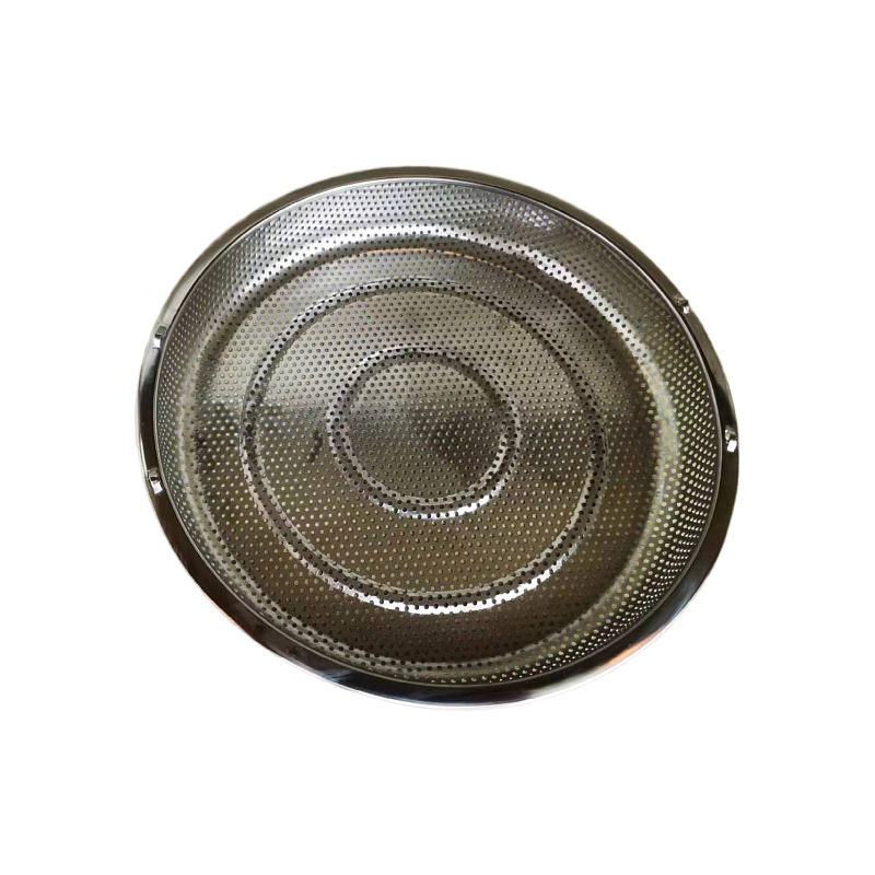 Stainless steel dense hole drain basket vegetable washing basket fruit steaming grid rice cooker steamer rice cooker inner steamer home