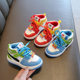 Children's Sneakers 2024 Spring Boys Casual Board Shoes High-top Non-slip Girls' Basketball Shoes Soft-soled Baby Shoes