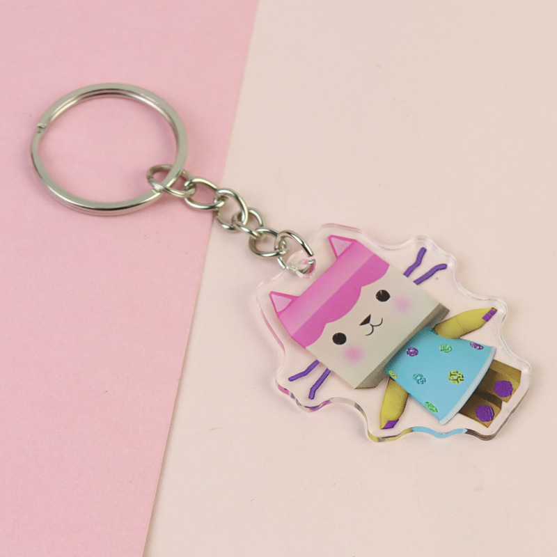 Gabi's toy house acrylic keychain in stock wholesale anime peripheral student schoolbag car pendant gift