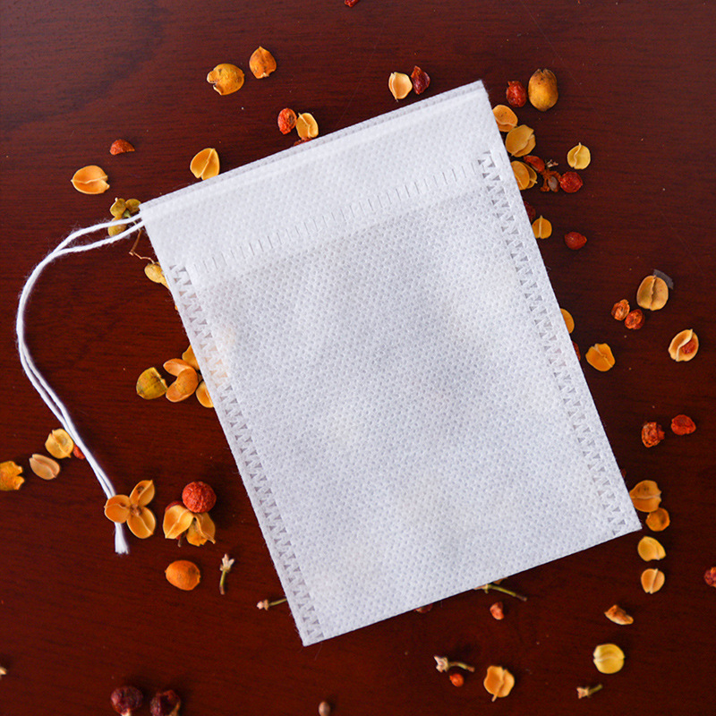 Cross-border 7*9cm tea packaging bag Chinese medicine bag decocting soup residue bag filter bag seasonings bag drawstring tea bag