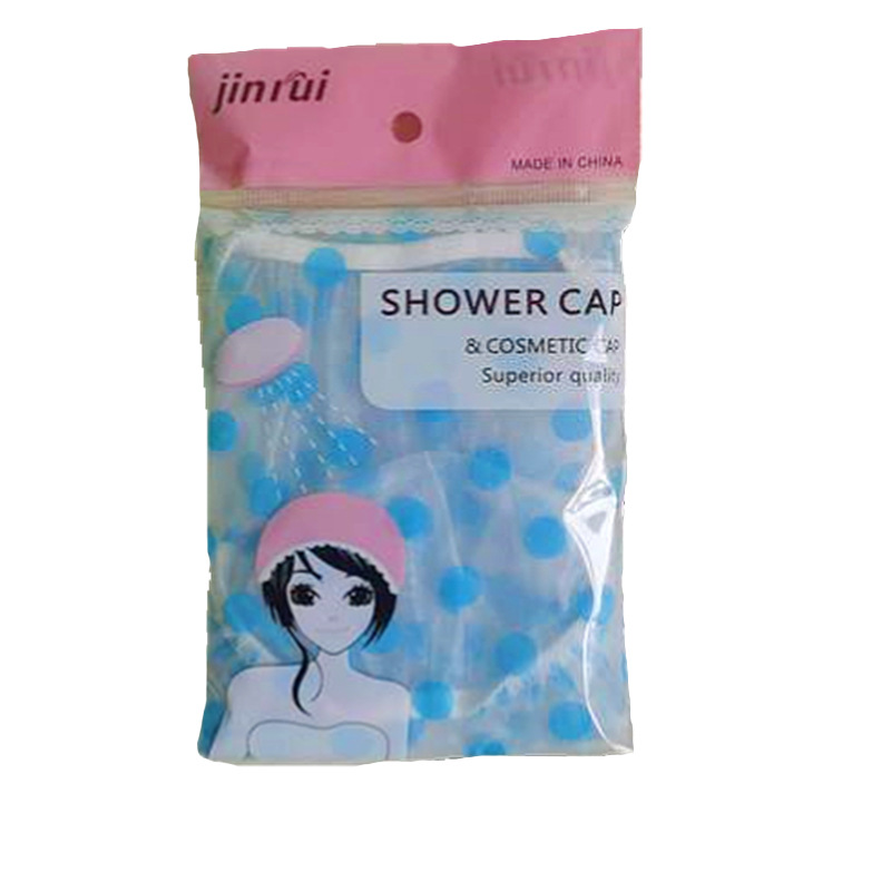 PE waterproof shower cap shampoo cap disposable hair cap shower head set kitchen oil-proof dustproof shower cap cross-border wholesale