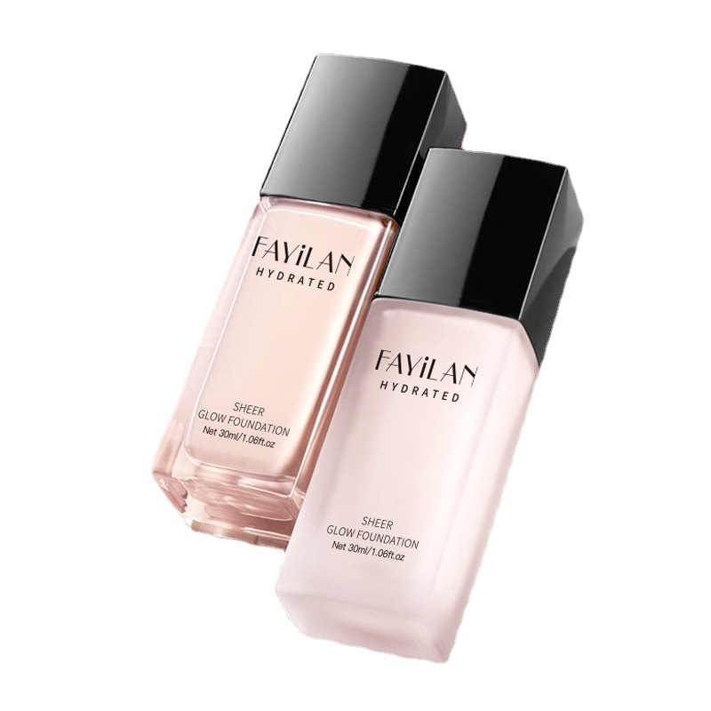 French blue light moisturizing liquid foundation small black cap lasting sweat-proof nature does not card powder does not take off makeup concealer BB cream